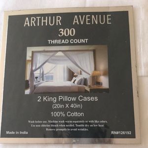 ARTHUR AVENUE 2 King Pillowcases.